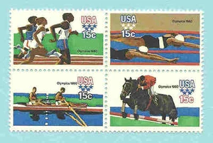 1791-1794 US NH Mint block of 4  Olympic Games  year 1979 FREE shipping - Picture 1 of 1