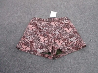 Pantalones Cortos Free People Adulto S Rosa Floral Elastizados Correr Activos Informales Para Mujer Foto 1 de 4