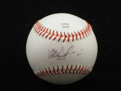 Auténtico béisbol firmado por Kelly Johnson Diamondbacks Braves Blue Jays JSA Foto 1 de 3