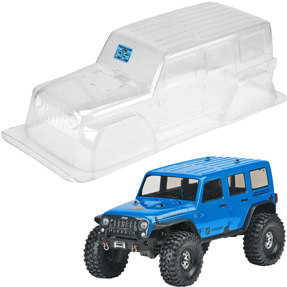 Pro-Line 3502-00 Jeep Wrangler Unlimited Rubicon Clear Body TRX-4 - Image 1 of 1
