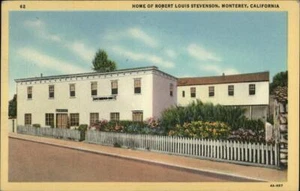 Monterey,CA Lot of 100: Home of Robert Louis Stevenson California B.W. White - Picture 1 of 2