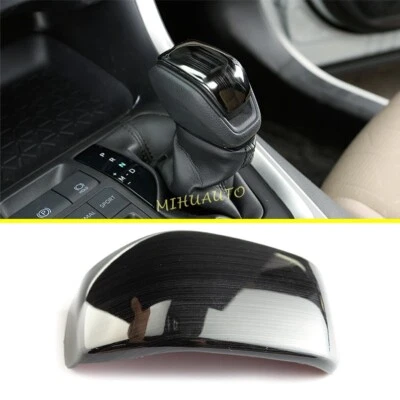 Black Brushed Gear Shift Knob Cap Cover Trim For 2019-23 Toyota RAV4 Highlander - Image 1 of 4