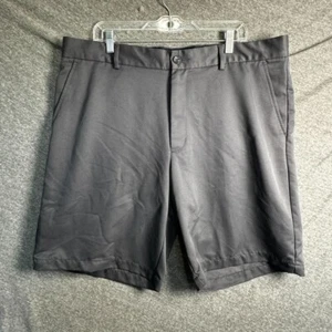 Greg Norman For Tasso Elba Dark Gray Golf Shorts Mens 38 Logo - Picture 1 of 11
