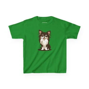 Camiseta de pelo largo Chihuahua cachorro perro niños abrigo largo Chihuahuas camiseta - Imagen 1 de 5