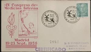 Sobre IV Congreso Internacional de Medicina Interna, Madrid 1956 - Imagen 1 de 1