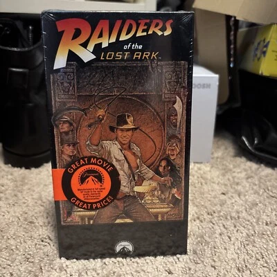 Indiana Jones: Raiders Of The Lost Ark VHS HOME VIDEO Tape - SEALED -1981 - Image 1 of 4