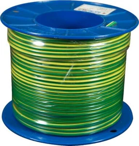 10.0mm Building Wire Stranded Electrical Cable Green / Yellow Earth 100mtr Roll - Picture 1 of 1