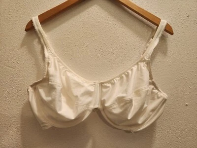 Barra de cobertura completa Fruit of the Loom 42DD blanca con aros 47-1 para mujer Foto 1 de 4