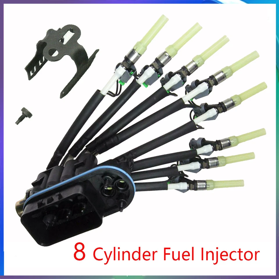Inyector de araña de combustible de 8 cilindros para camioneta Chevy V8 5,7 L 5,0 L GMC Savana Foto 1 de 4