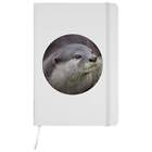 A5 'Otter' White Hardcover Ruled Notebook (NB00000546)
