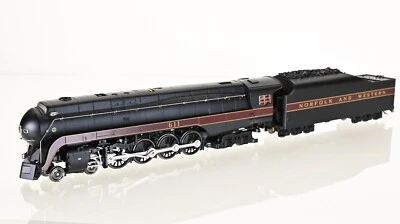 MTH 4-8-4 J Class Norfolk & Western 611 DCC w/Sound HO scale - Image 1 of 4