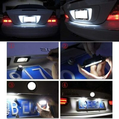 Lámpara de luz de matrícula LED para Mercedes-Benz W203 W211 W219 R171 Foto 1 de 4