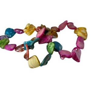 Pulseras Bijoux Bar de 3 piezas concha de perlas - Imagen 1 de 4