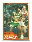 1981-82 Topps James Bailey NBA Seattle Supersonics Card #96 RUTGERS UNIVERSITY