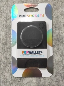 Schwarze Popsockets PopWallet + austauschbare und repositionierbare Geldbörse - Bild 1 von 4