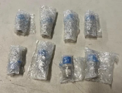 Lot of 8 Brennan N2404-06-06-SS Straight Stainless Male NPT Fitting 3/8" New - Image 1 of 4