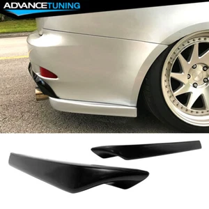 Para 06-13 Lexus IS250 IS350 MDA Delantal de esquina lateral trasero Cenefa Canards PU 2 PIEZAS - Imagen 1 de 6