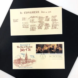 First Day Cover JULY 4 1976 Philadelphia PA 13c Bicentennial Fleetwood #1691-94 - Picture 1 of 6