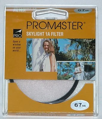 Pro 67mm Skylight 1A Lens Filter Sky Film Digital SKY1A Sky-1A - Image 1 of 2