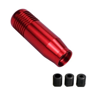 Universal 3.35" Red Car Manual Auto Aluminum Gear Stick Shifter Lever Shift Knob - Picture 1 of 6