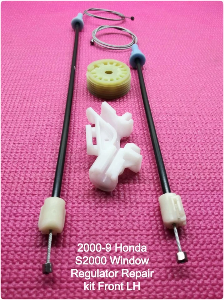 Kit de reparación de regulador de ventana Honda S2000 2000-09 para delantero izquierdo Foto 1 de 4