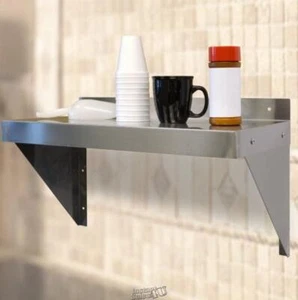 Buffalo Corporation SSWSHELF Shelf 24"W x 6"H x 12"D Stainless Steel - Picture 1 of 2