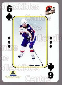 2009-10 Norfolk Admirals Playing Card #32 Justin Keller
