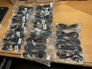LOT(25) Unbranded Mix Power Cord 125V Cable 3 Prong 6ft Computer Monitor Printer - Imagen 1 de 3