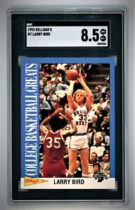 1992 Kellogg's #7 Larry Bird SGC 8.5 NM/MT+ - Picture 1 of 6