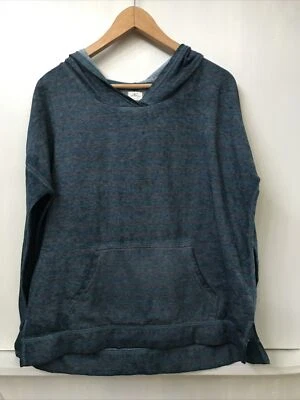 Sudadera con Capucha O'Neill Mujer Azul Teal Gris Rayas Manga Larga Bolsillo Talla M Mediana Foto 1 de 4