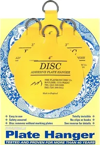 Invisible englische Scheibenkleber großer Plattenaufhänger Set (4-4 Zoll Kleiderbügel) - Bild 1 von 4