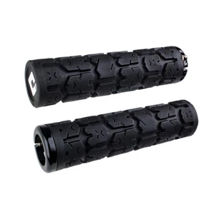 ODI Rogue Lock-on Mountain Bike Grips Black with Black Clamps - Picture 1 of 1
