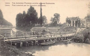 België - LIER (Ant.) Zware houten brug gebouwd door Duitse pioniers - Picture 1 of 2
