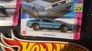 Hot Wheels ~ DMC Delorean, Blue & Silver, S/ard.  Lot's More NEW Models Listed!!