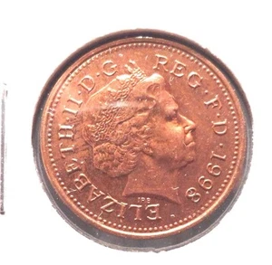 CIRCULATED AU IN GRADE 1998 1 PENNY ! (#41615) - Picture 1 of 3
