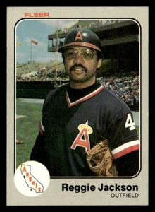 1983 Fleer #93 Reggie Jackson - Picture 1 of 2