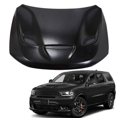 Front Hood Panel w/ Scoops For Dodge Durango SRT 2011-2023 Primed Replacement - Imagem 1 de 4