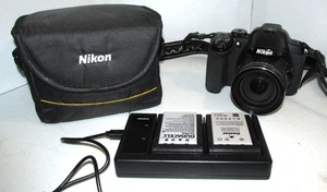 NIKON COOLPIX P520 18.1MP Digital Camera - Black - Tested Working - Picture 1 of 10