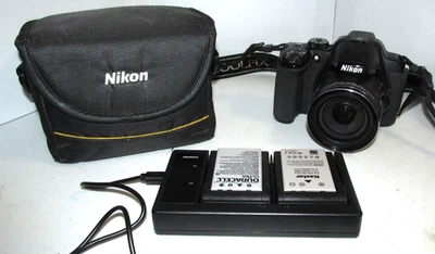 NIKON COOLPIX P520 18.1MP Digital Camera - Black - Tested Working - Image 1 of 4