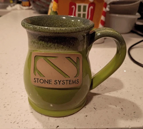 Taza de gres Deneen Pottery Stone Systems NUEVA Foto 1 de 1