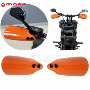 Pair Front Hand Guards Protection Cover For Softail Heritage Classic FLHC 18-21 - Imagen 1 de 13