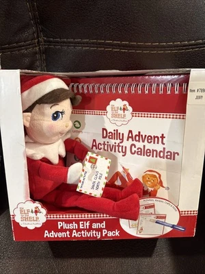 Plush Elf on the Shelf Advent Activity Pack Writing Recipes Activities Craft New - Image 1 of 4
