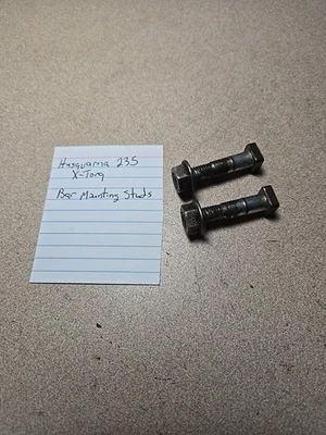 Tacos de barra de motosierra Husqvarna 235 X-TORQ con tuercas Foto 1 de 2