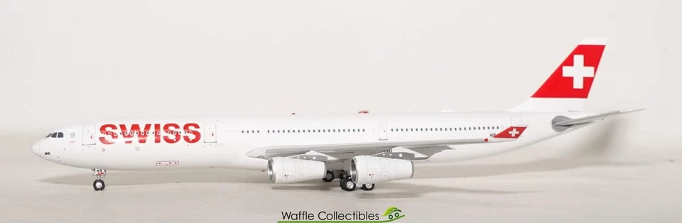 1:400 Aviation400 Swiss International Air Lines A340-300 HB-JMB 91978 AV4320 - Image 1 of 1