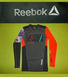 Rashguard REEBOK CROSSFIT (M) ¡PERFECTO!!! MMA BJJ UFC Playice Fitness Gimnasio - Imagen 1 de 9
