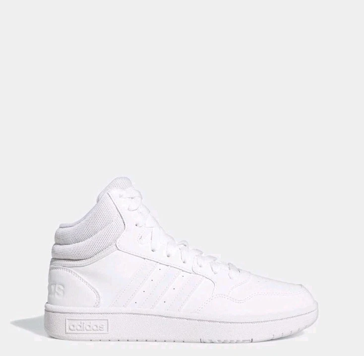 Adidas Women Triple White Basketball Sneakers Trainers Shoes Size 6.5 New In Box - Image 1 of 4