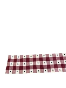 table runner red buffalo check sonoma 14x65 used - Picture 1 of 6