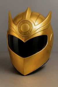 Power Rangers New Look White Rangers Metal Helmet Prop Replica - Picture 1 of 3