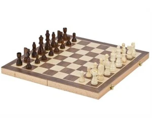 15" Standard Folding Chess Set 3" King - Picture 1 of 1