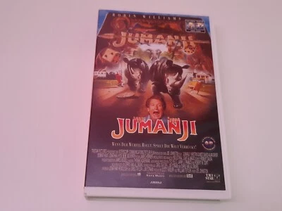 Jumanji 1995 VHS German PAL Video Großbox Robin Williams Kirsten Dunst - Bild 1 von 4